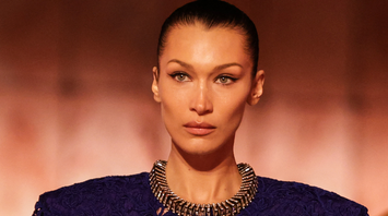 Bella Hadid Dazzles at Saint Laurent Paris Fashion Week