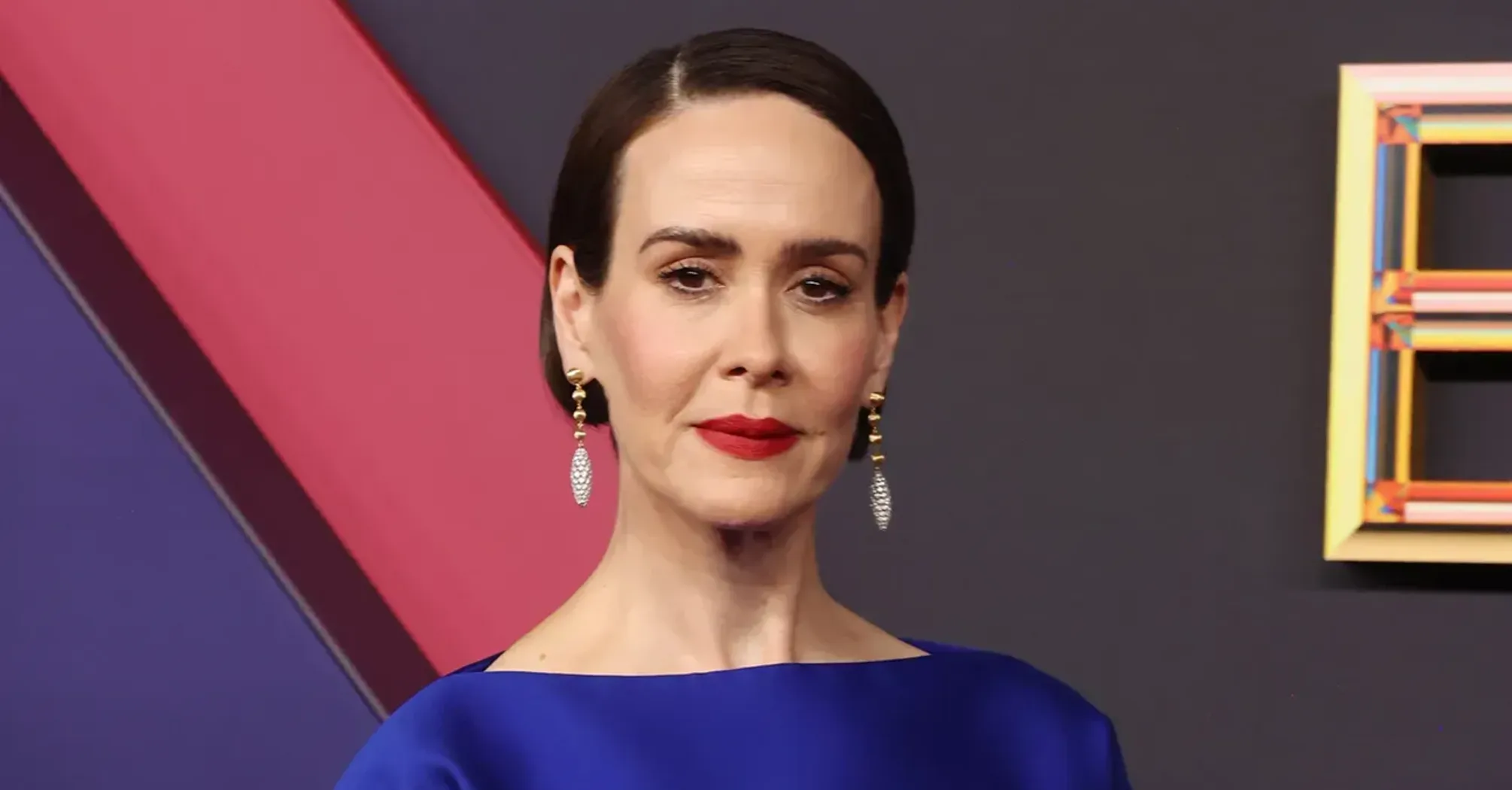 Sarah Paulson Graces the Runway for the First Time at Paris Fashion Week