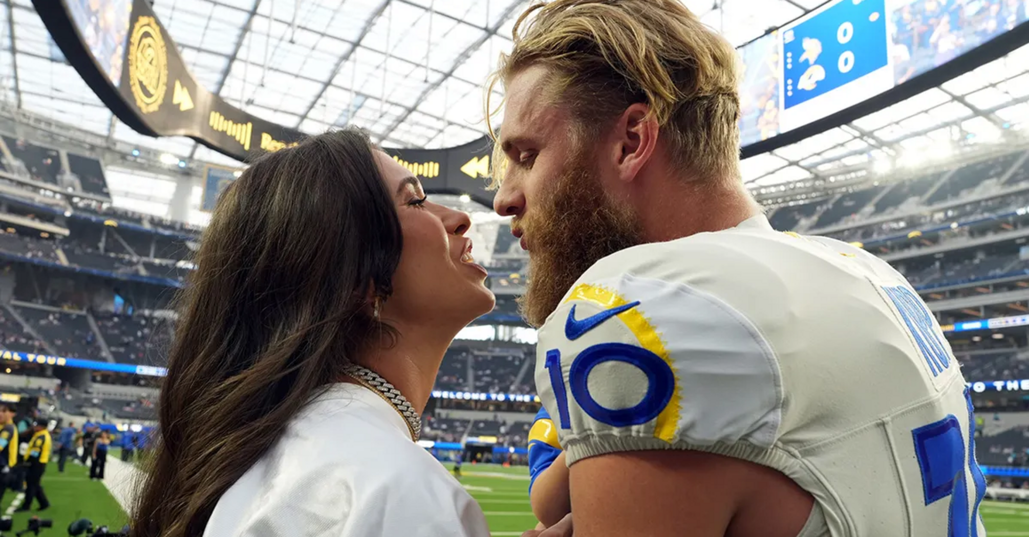 Cooper Kupp and Anna Marie Celebrate Move to Seattle Seahawks