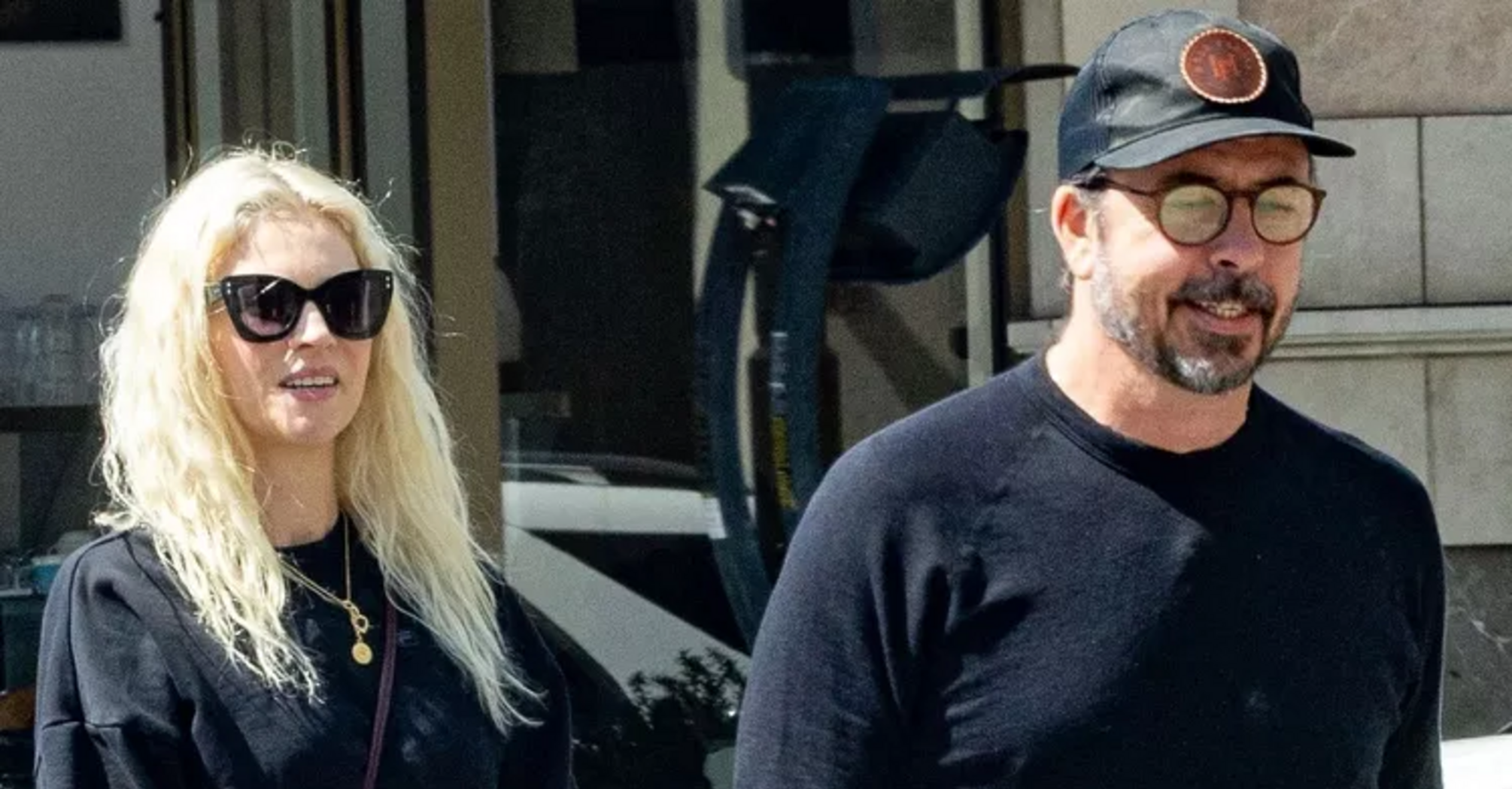 Dave Grohl Seen with Wife Jordyn Blum After Secret Baby Announcement