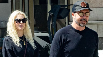 Dave Grohl Seen with Wife Jordyn Blum After Secret Baby Announcement