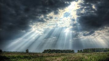 Sun Rays Through Clouds Spiritual Meaning