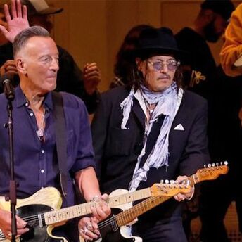 Johnny Depp Joins Star-Studded NYC Performance Celebrating Patti Smith