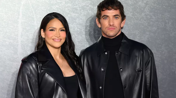 Pregnant Cassie Steps Out for Date Night with Husband Alex Fine in Stylish Leather Looks