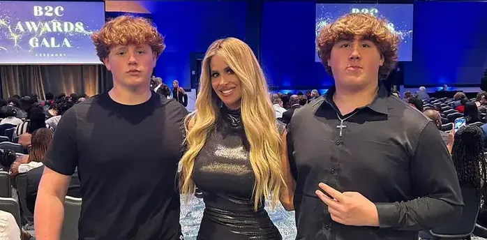 Kim Zolciak-Biermann's Sons KJ, 13, and Kash, 12, Look All Grown Up in New Photo