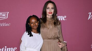 Angelina Jolie and daughter Zahara