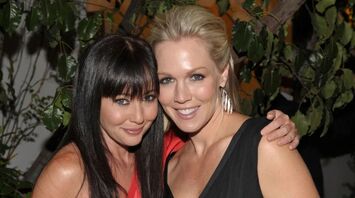 Jennie Garth and Shannen Doherty