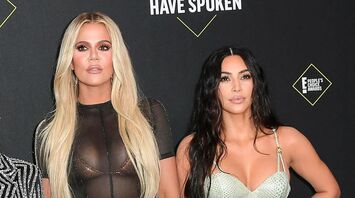 Khloé Kardashian and Kim Kardashian
