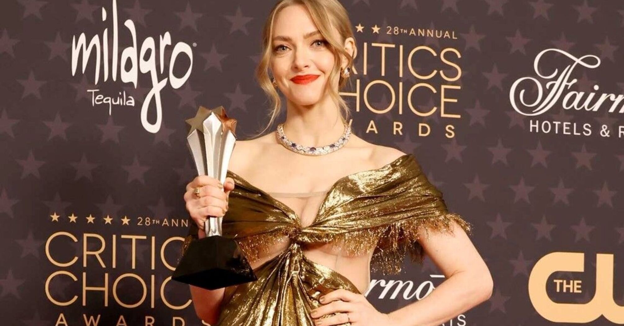 Amanda Seyfried Recalls Embarrassing Moment at 2023 Critics Choice Awards: 'My Boobs Fell Out of My Dress'